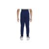 Nike Kids Solid Color Logo Drawstring High Waist Casual Pants Kids Bottoms Dark-Blue DD8428-492