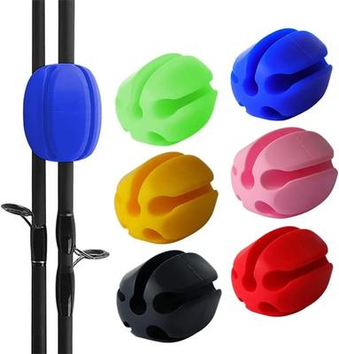 6pcs Rod Restraint Ball Rod Restraint Rod Restraint Rod Restraint Belt Multifunctional Rod Restraint Ball Fishing Rod Retractor