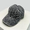 And Women Personalized Embroidered Wing Double-Edged Blade Baseball Caps Sun Protection Distressed All-Match Street Style Peaked Hats Fashion