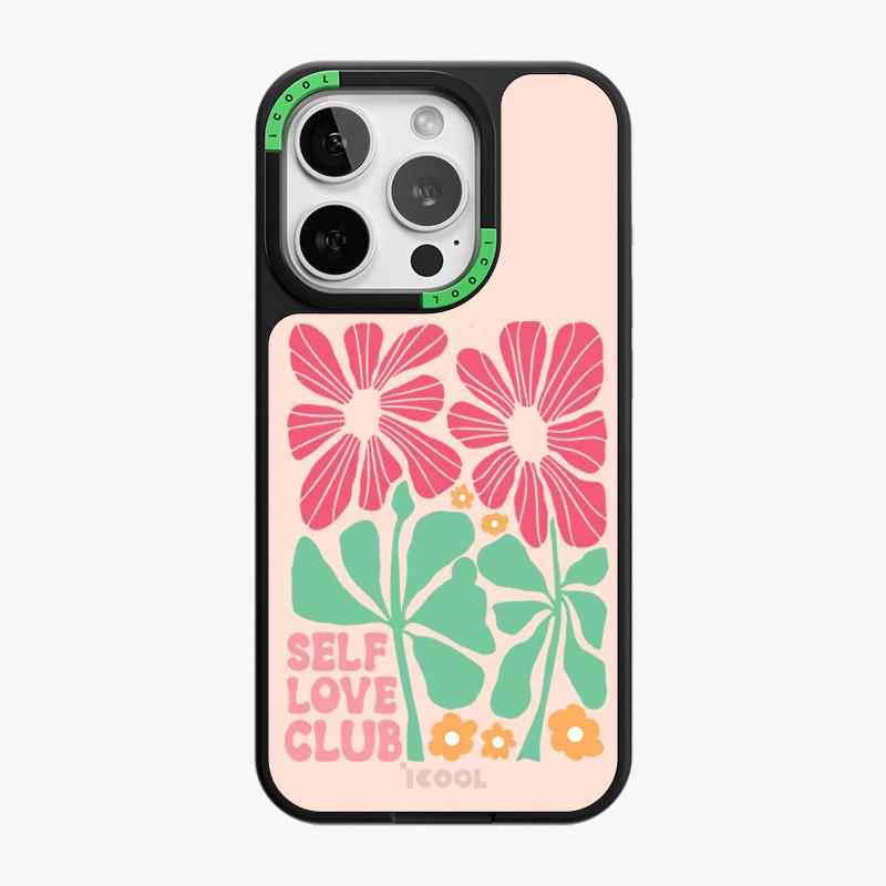 Replaceable Back Plate Mobile Phone Case Iphone15 Flower Apple 14pro Removable Magnetic Two-in-one Can Be Changed At Will