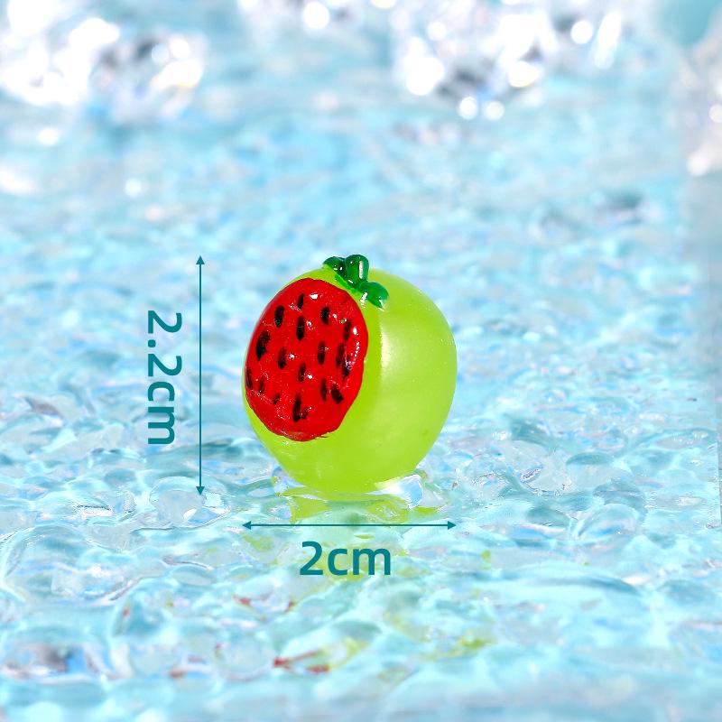 Luminous Miniature Fruit Toys: Edible DIY Micro-Landscape Decorations & Unboxing Blind Box Accessories