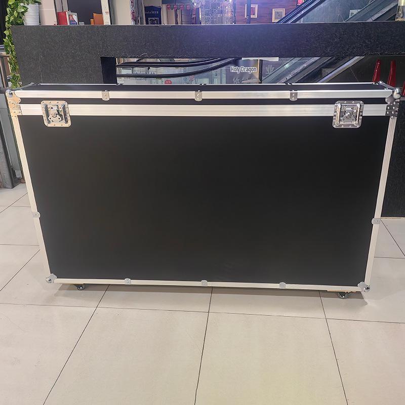 Customized Shockproof Aluminum Equipment Transport Case with Drawbar