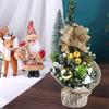 Decorative Mini Christmas Tree with Base Artificial Mini Christmas Trees  Kitchen Dining Table