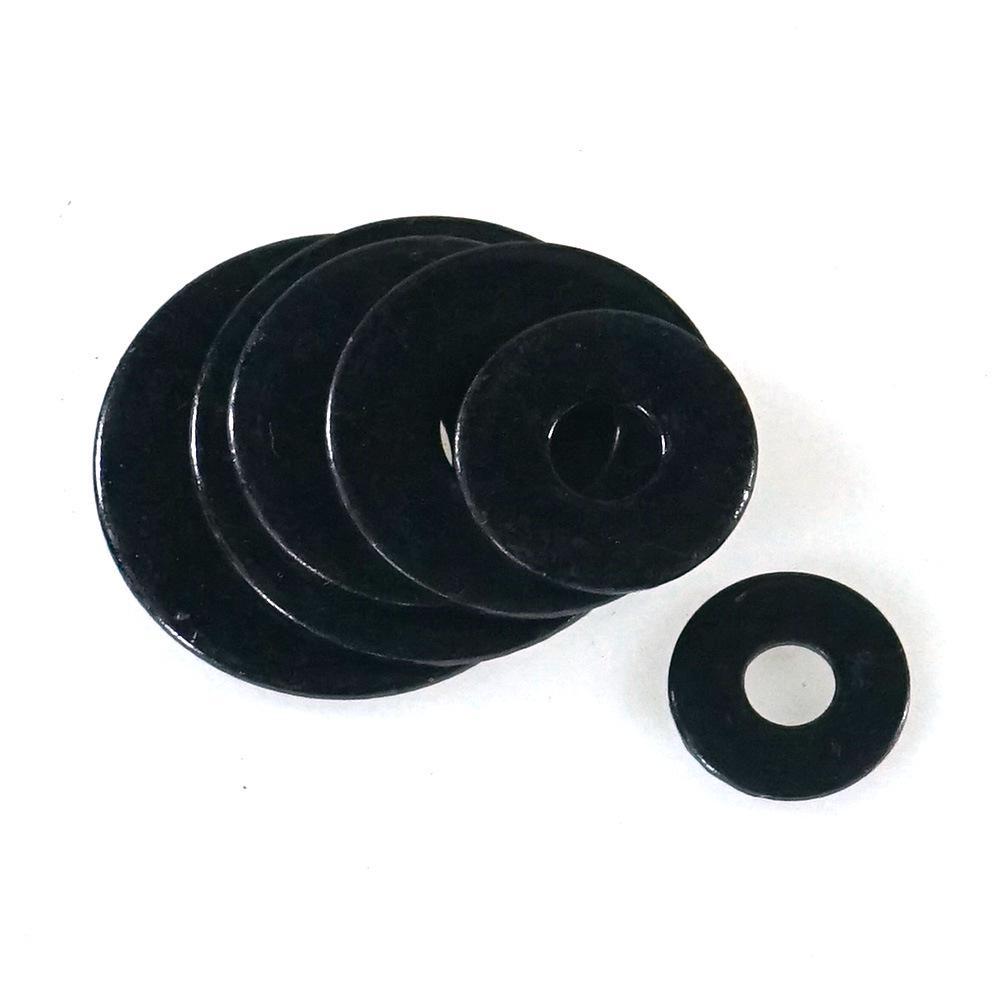 304 Stainless Steel Black Zinc-Plated Flat Round Washer Gasket