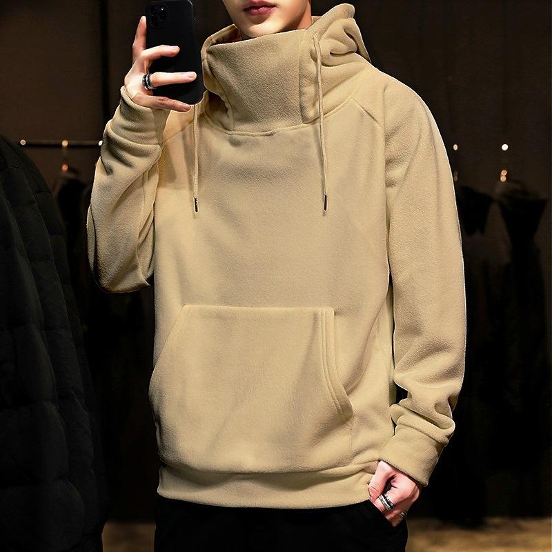 Men S Hooded Pullover Sweatshirt Autumn Winter Casual Loose Fit
