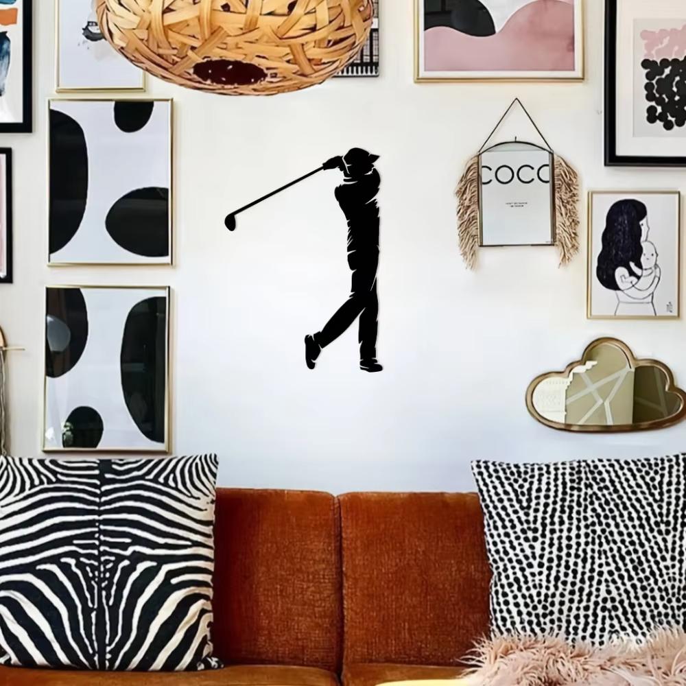 Metal Golf Wall Art - Unique Golf Ball Design. Ideal for Home or Office Decor, Adding a Touch of Elegance To Your Space.