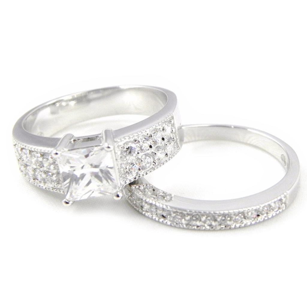 Inel „Unic” din argint alb