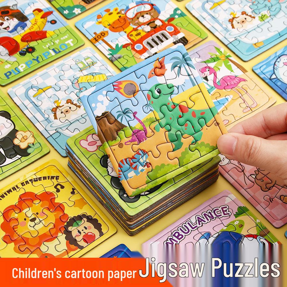 

Creative Cartoon Jigsaw Puzzle for Kids Aged 3-6 - Early Education Toy