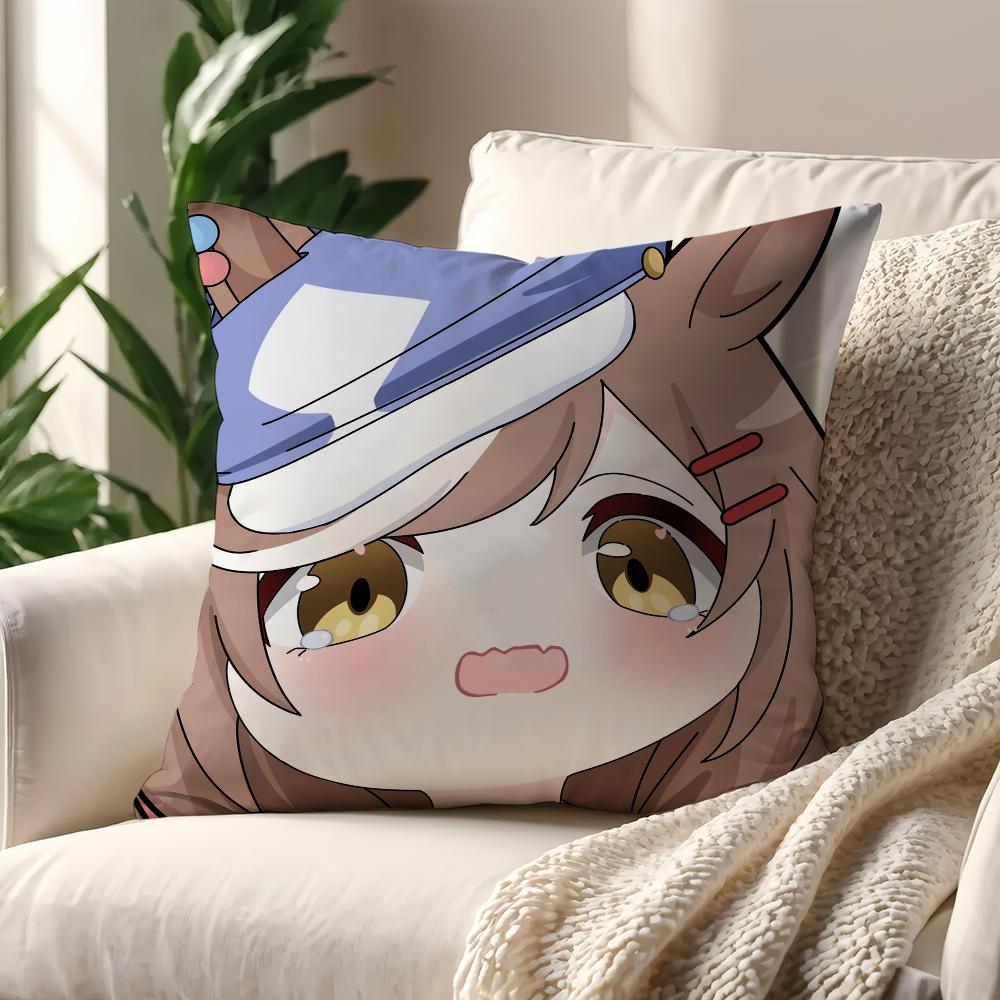 Umamusume Pretty Derby cushion cover For Pillow Printing Sofa Decoration Home Car Room Coffee Shop Office Nordic Simplicity