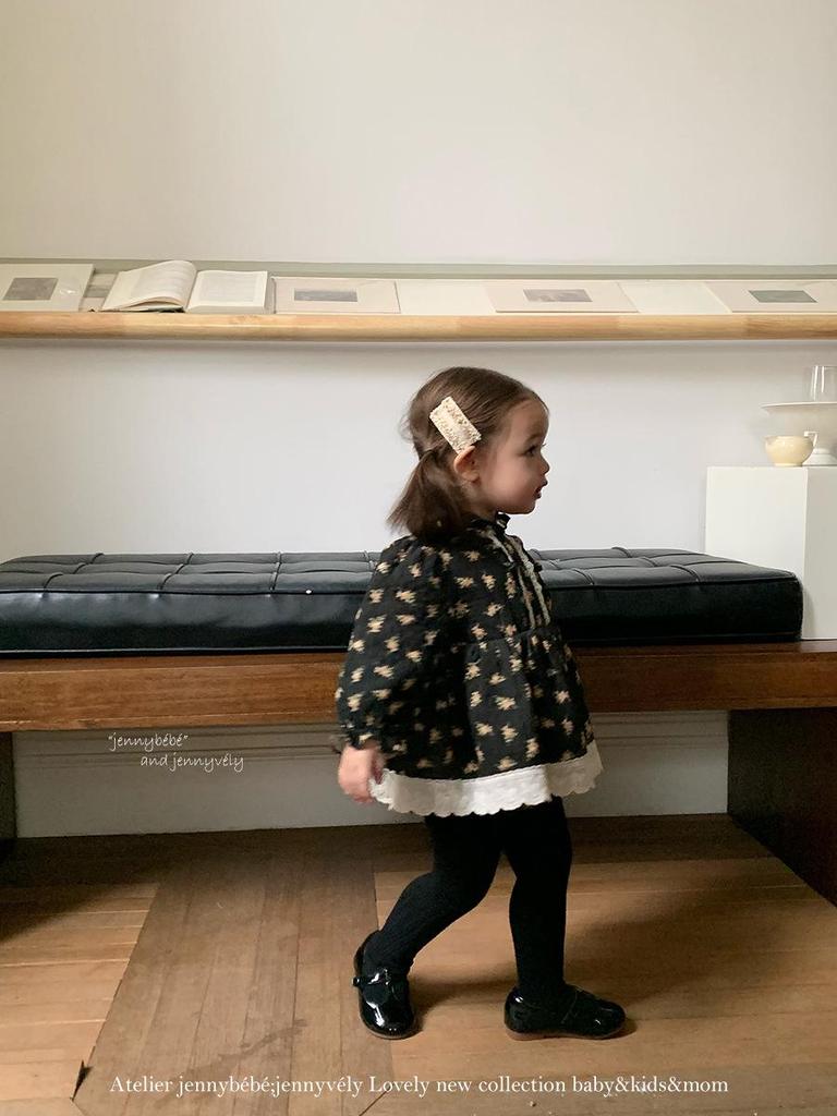 Jenny'nin 2025 Sonbahar Bebek Retro Çiçekli Dantelli Tulum Elbisesi - Kız Bebek İçin Şık ve Rahat Giysi