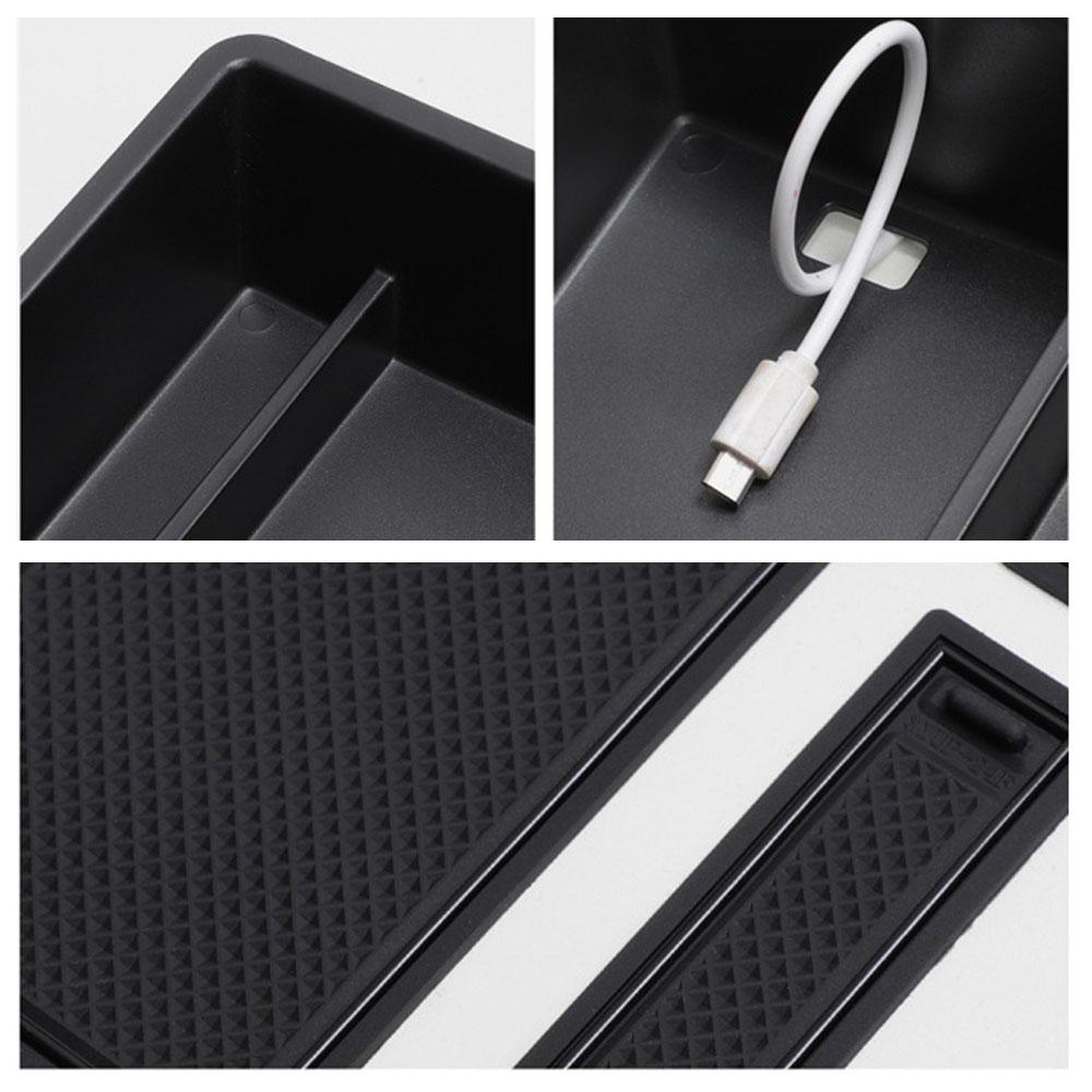 For BYD ATTO 2 Yuan UP EV 2024 2025 Armrest Box Storage Tray Plate Console Holder Container Stowing Organizer Accessories Black