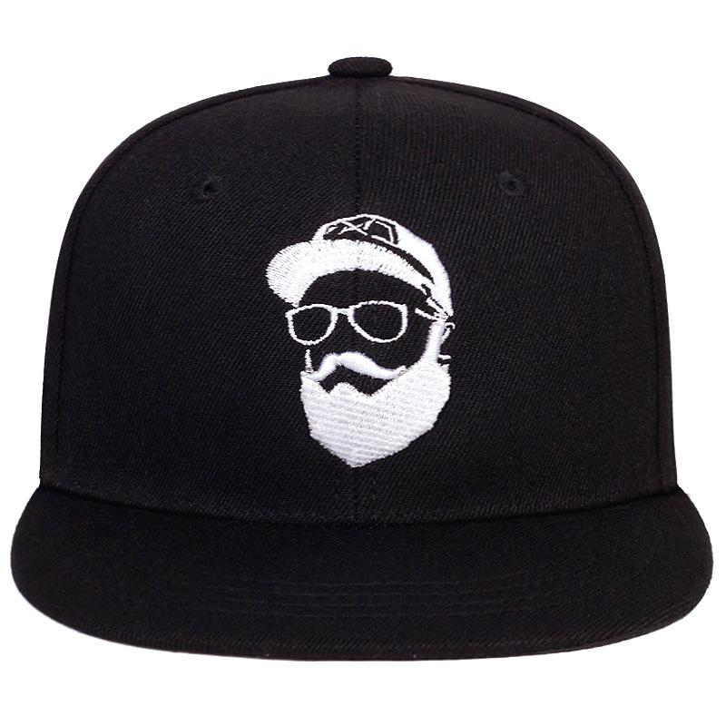 Sommer Unisex Onkel Bart Stickerei Hip-Hop Netzmützen Outdoor Verstellbare Lässige Baseballkappen Sonnenschutzhut