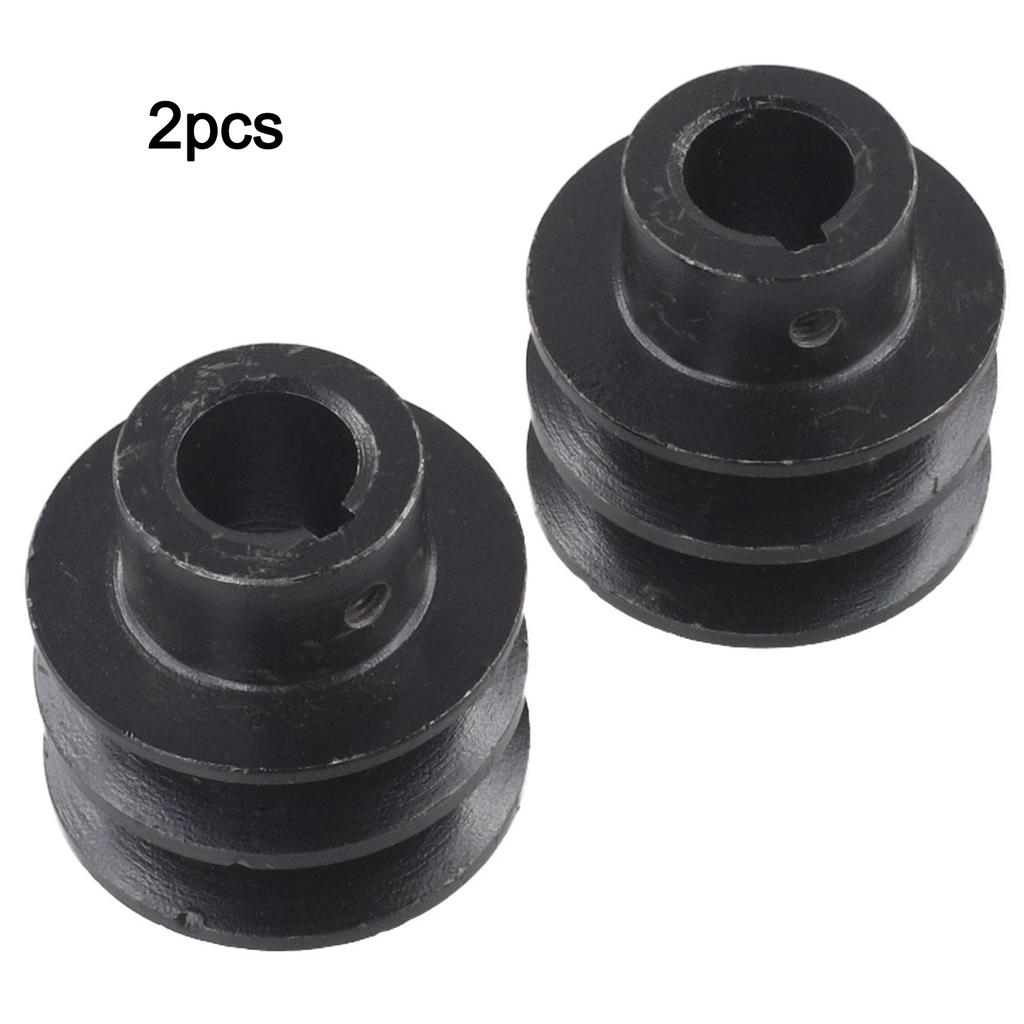 Engine Maintenance A-type V-belt Pulley Double Groove Pulley For Engines Engine Performance Pulley Dual Roller Design