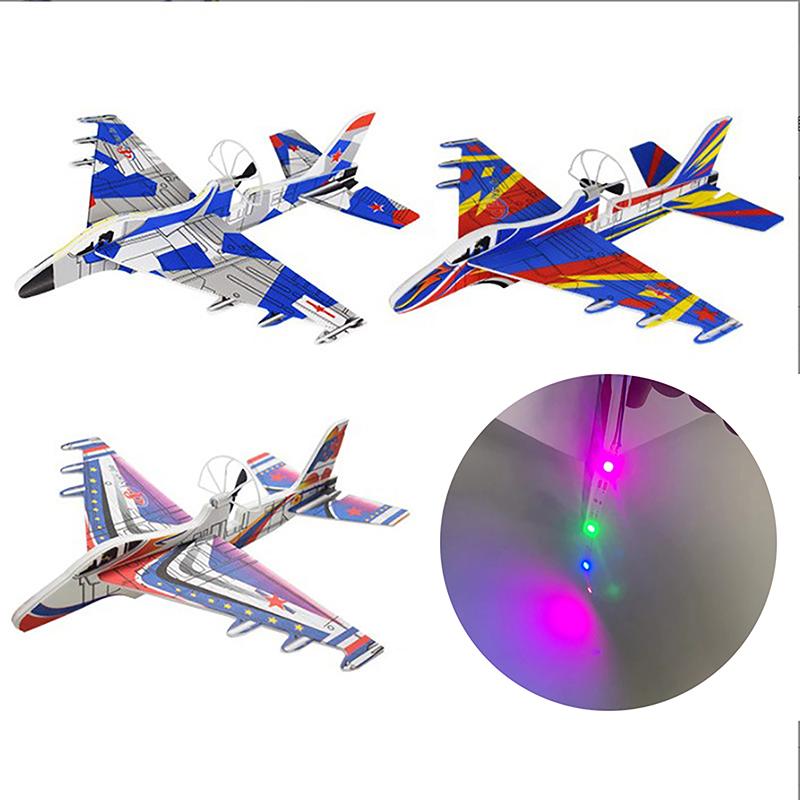 Flugzeugmodell Outdoor-Spielzeug Schaumflugzeuge Kondensator Elektroflugzeug Handstart Wurfsegelflugzeug Trägheitsschaumspielzeug