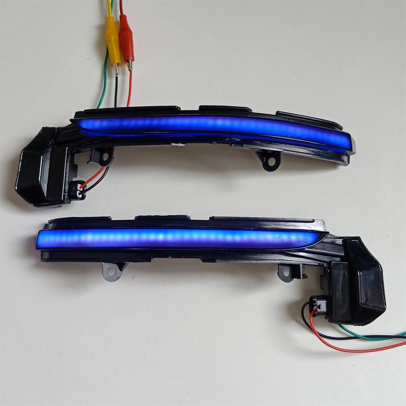 2Pcs Dynamic Turn Signal Light For Jaguar XE XF XJ F-TYPE XK XKR I-PACE X250 X260 LED Side Mirror Sequential Indicator Blinker