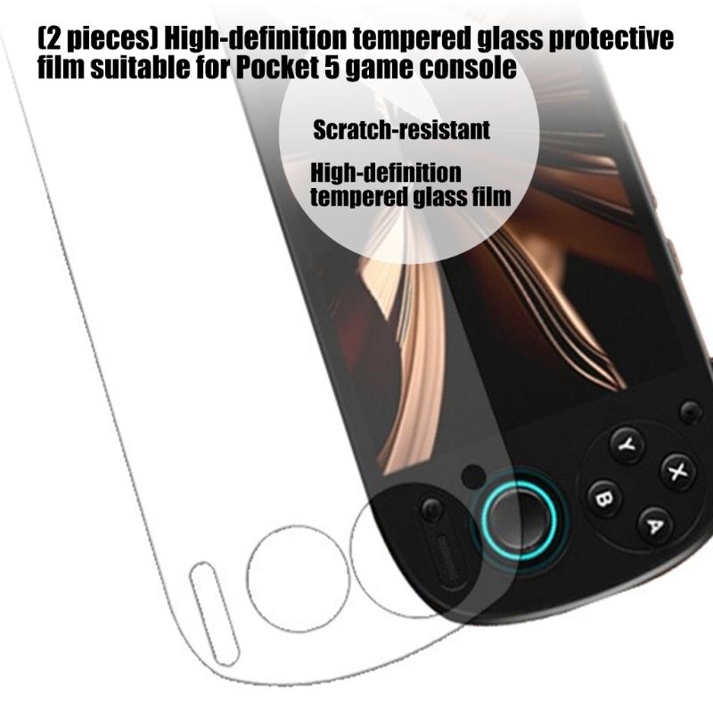2pcs Screen Protector Tempered Glass Film for Retroid Pocket 5 Full Screen Shatterproof Tempered Film Easy Installation