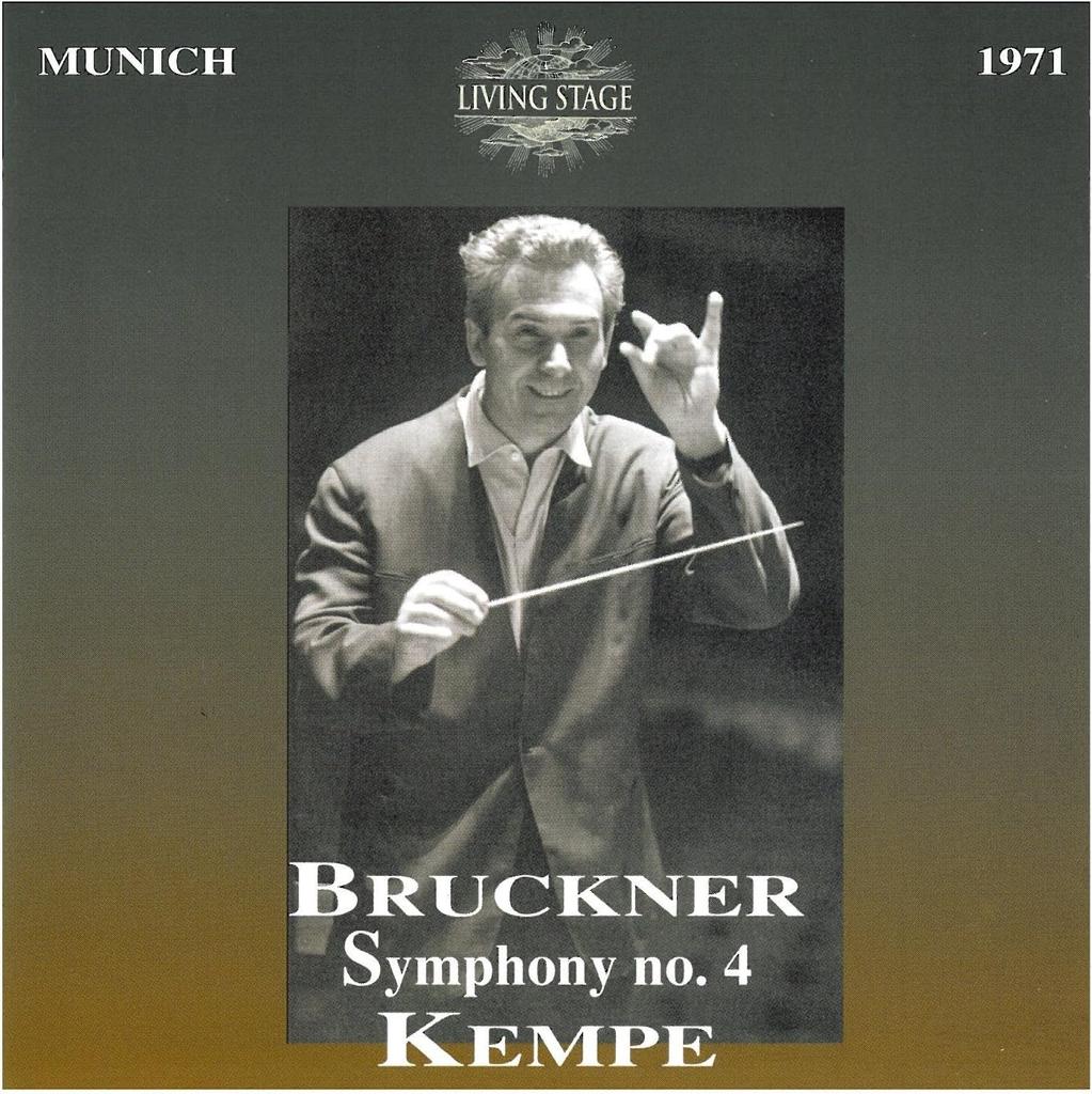 CD KEMPE; MUNICH PHILHARMONIC - Bruckner:Symphony No.4 Romanti  LS4035164 Germany Classical Used