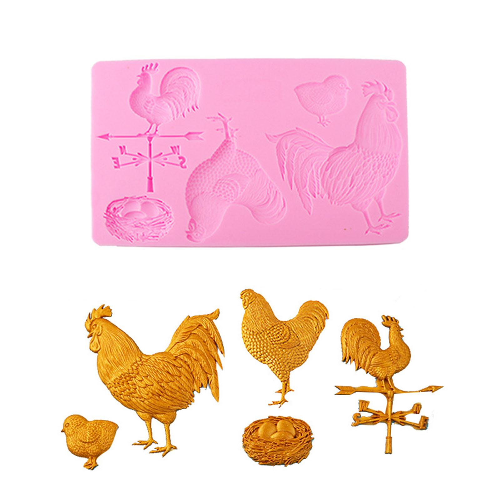 

Силиконовые формы для шоколада, формы для шоколадных конфет в форме куриного гнезда, инструменты для выпечки, антипригарный силиконовый материал для выпечки розовый