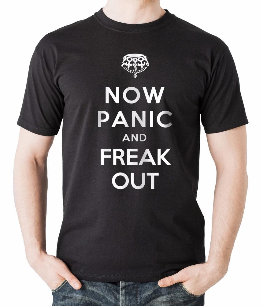 Now Panic And Freak Out TShirt Halloween Costume Tee Shirt XL