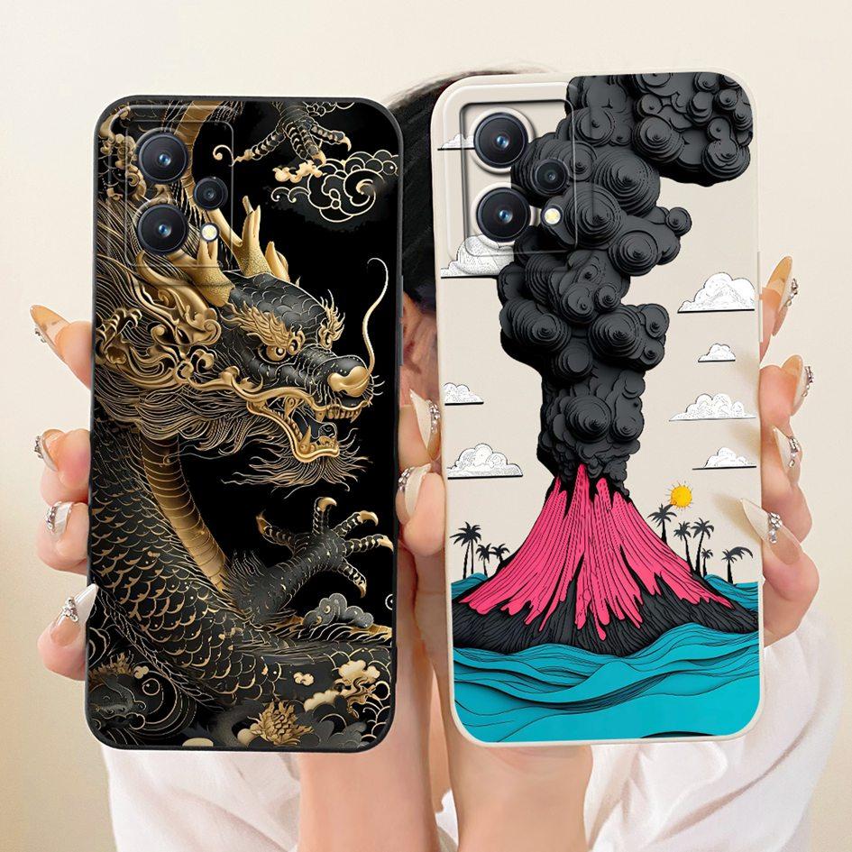 For Realme 9 Pro 5G Case Realme 9 Pro Plus Cover Luxury Painted Candy Silicone Shockproof Bumper On Realme 9 RMX3521 9Pro+ Funda