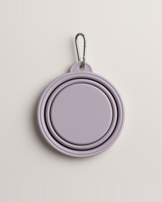 1PC Tigela de silicone dobrável para cachorro e animal de estimação, tigela para viagem ao ar livre, recipiente portátil para comida e água, bandeja de alimentação, tigela de macaron, suprimentos para animais de estimação