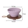 Coffee Filter Cone Silicone Holder Drip for Travel