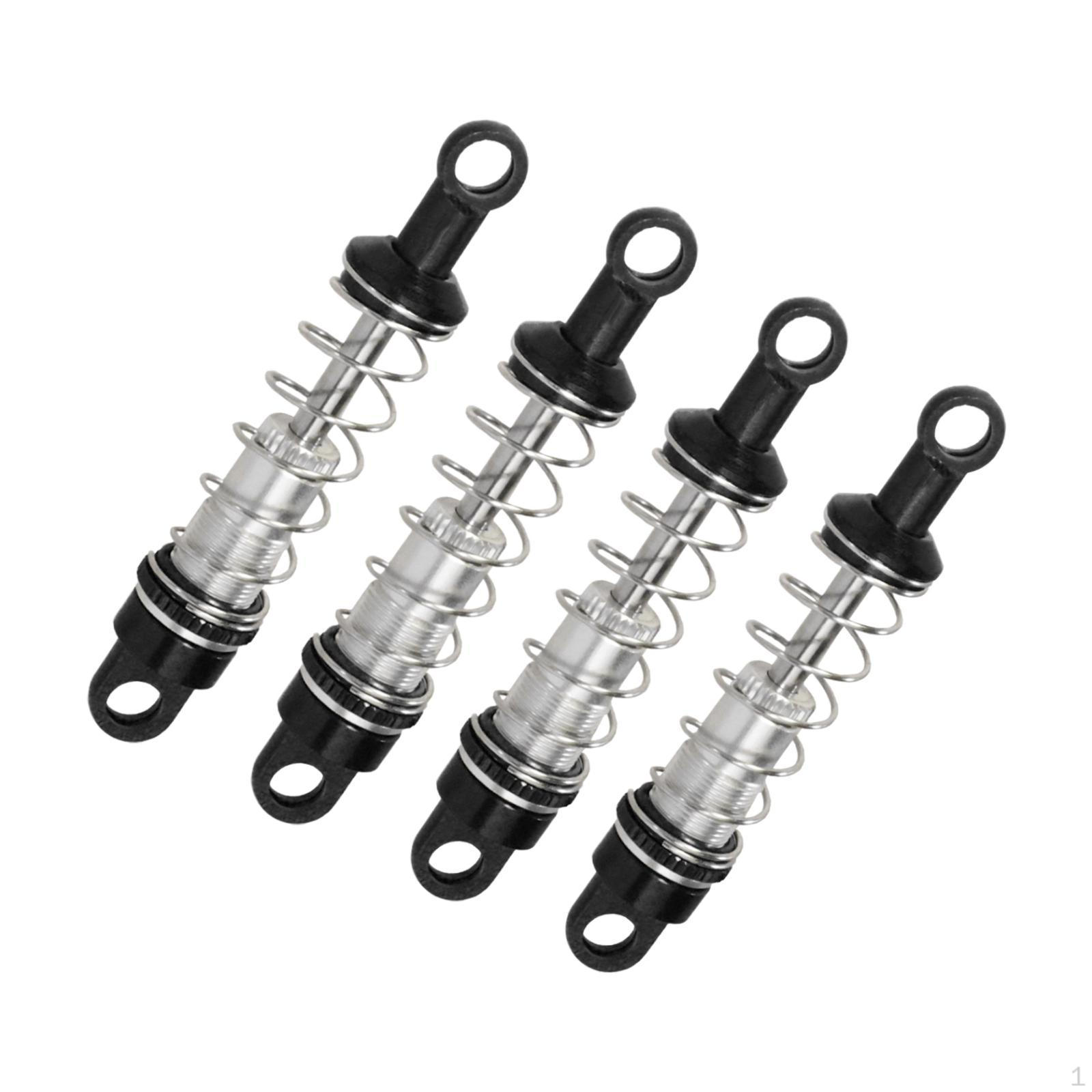 

4 Pack RC Car Shock Absorbers for MN99sv2 MN82 MN98V2 D90 1:12 Scale чорний