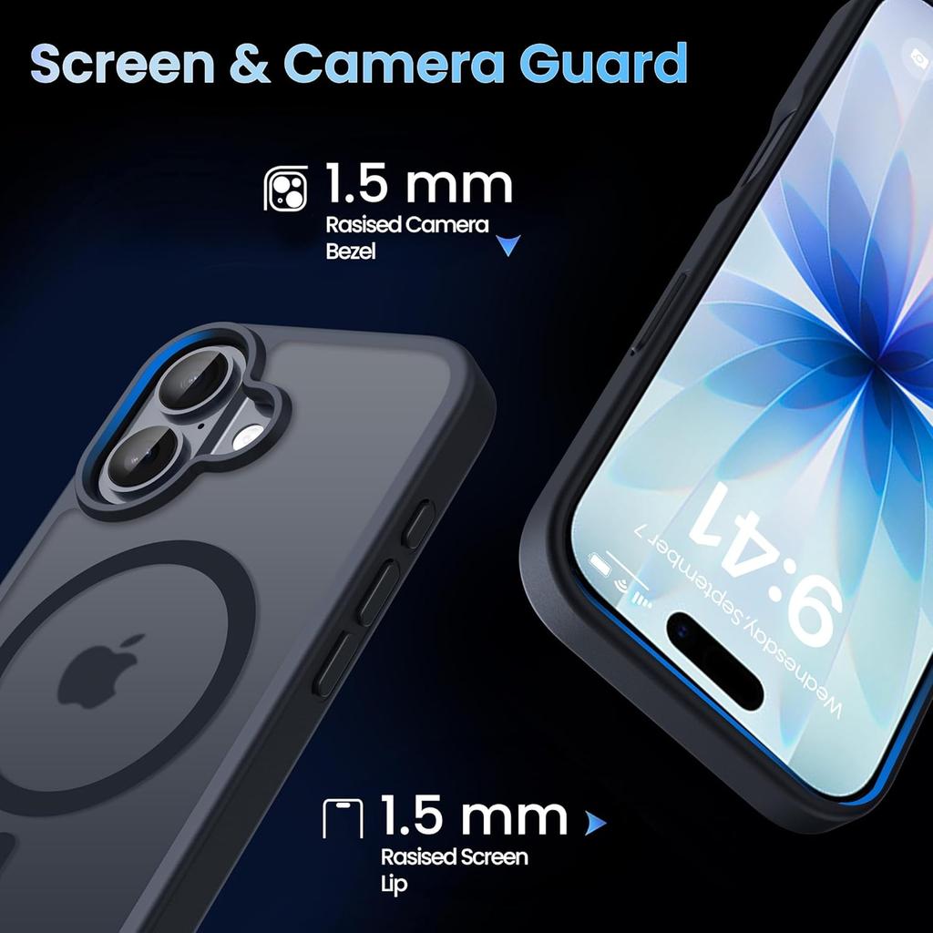 Magnetic Case For Magsafe iPhone 17 Pro Max Air 16E 16 E 15 Plus 14 13 Mini 12 11 SE 2022 2020 8 iPhone17 17Pro Mag Safe Matte Phone Cover Accessories