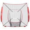 7x7 Ft Baseball Softball Practice Net, Portable Baseball Training Net for Hitting Batting Catching Pitching, Backstop Baseball Equipment Training Aids