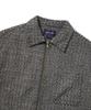 THISISNEVERTHAT Damaged Denim Zip S/S Shirt Gray