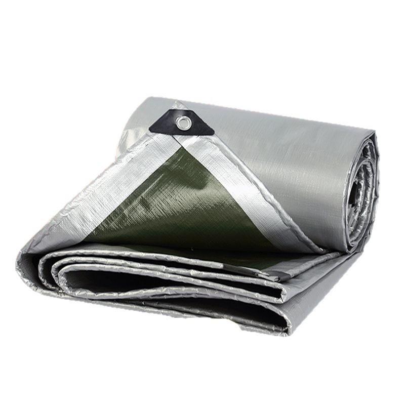 Ölverdickte Farbstreifen Wasserdichte Sonnenschutzplane für den Außenbereich