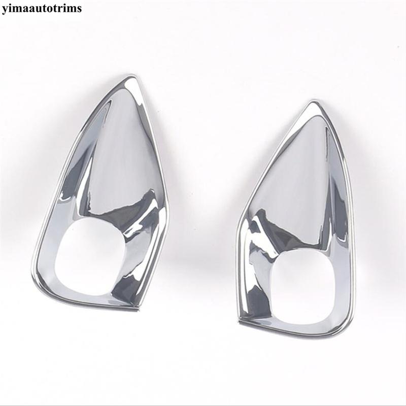 Car Front Fog Lamp Light Frame Ring Cover Trim For LEXUS NX 260 350h NX260 NX350h  - 2025 ABS Chrome Accessories Exterior