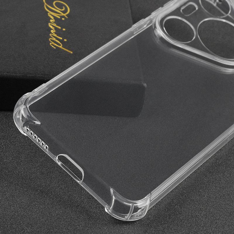 Applicable To Pura 90Ultra Four-corner Anti-drop Mobile Phone Case Huawei MATE 80 PRO 5G Transparent Thickened Protection