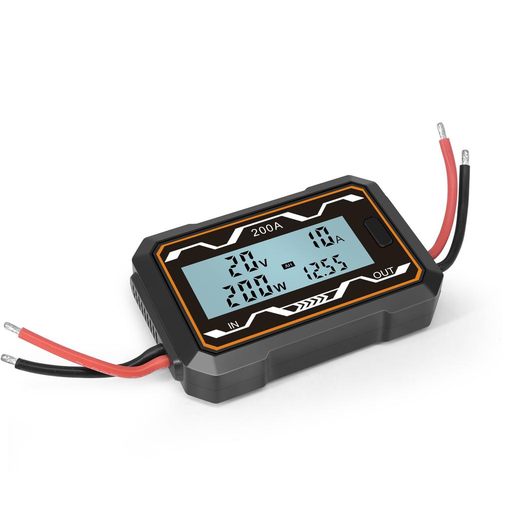 Compteur de puissance cc de haute précision, analyseur de puissance, tension, courant, ampèremètre de tension de batterie