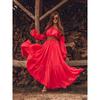 Women Sexy Casual Suit Sexy Dress Suit Vacation Style Long Sleeves off-the-Shoulder Tops
