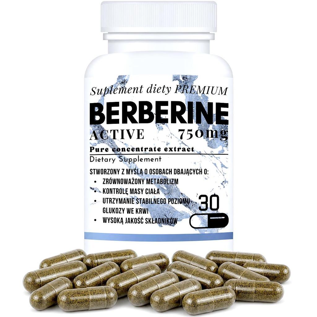 30x Berberine Active 750mg – Berberis Extract, Blood Sugar, Glucose, Insulin Support
