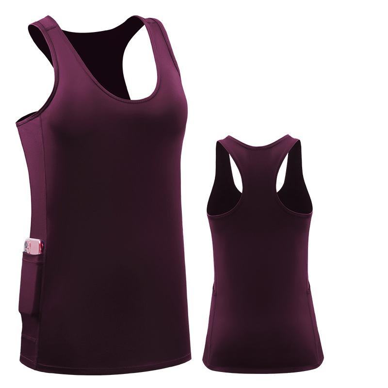 

Женский спортивный жилет, рубашки без рукавов для фитнеса, топы на бретелях для тренировок, спортивная одежда, высокоэластичная майка XL вино красного