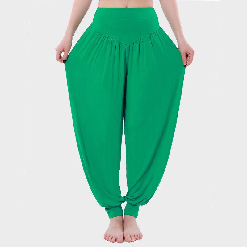 Fashion Casual Comfort Versatile Modal Fitness Comfortable Loose High Waist Yoga Pants Small Feet Dance Sports Lantern Pants