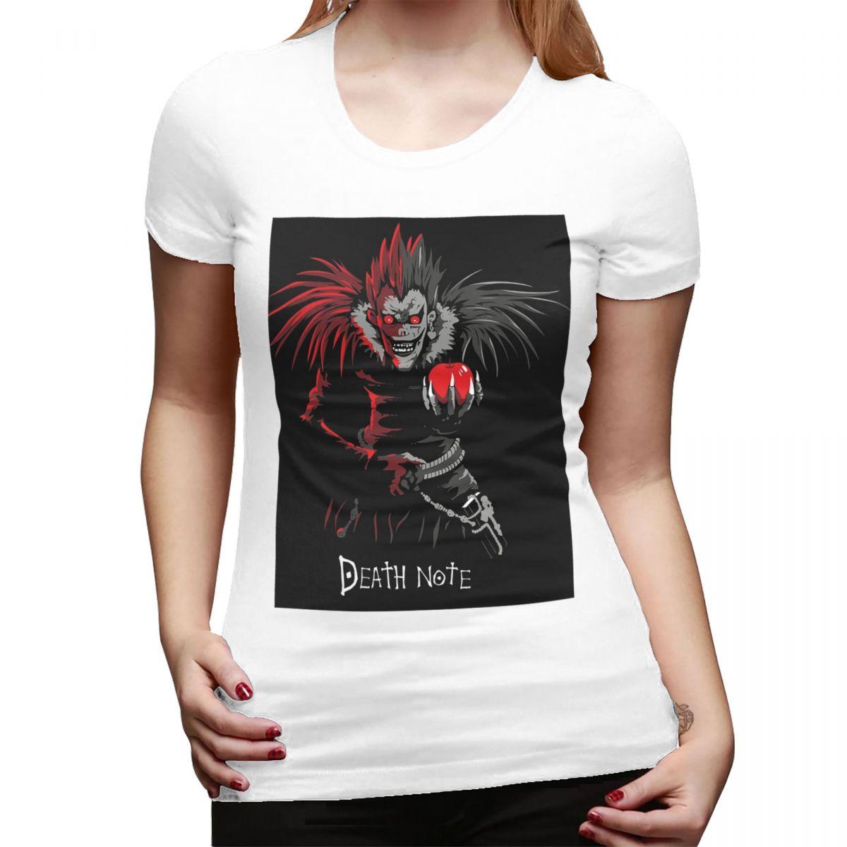 Anime Death Note LLawliet TShirt for Women Crew Neck Streetwear T Shirts Womens Tees Short Summer Clothes Tops S