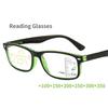 Retro Anti Blue Rays Progressive Multifocal Reading Glasses for Men Women Near Far Sight Eyewear Computer Goggle Gafas