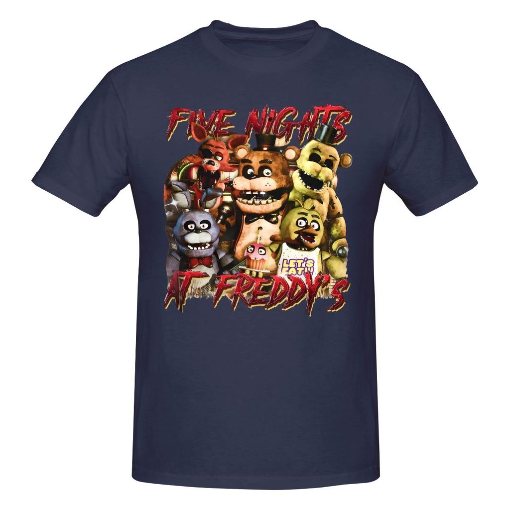 Funny Five At Night Freddys Fnaf Unisexs Printed Tshirt Unisex T Shirtbig Size