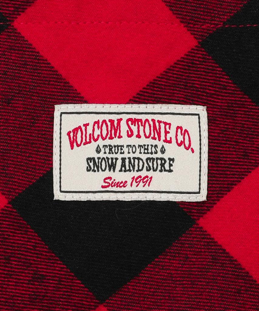 VOLCOM Snow & Surf Flannel Shirt (Red)