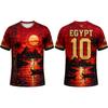 2026 New Egypt Pyramid Print Jersey Ancient Hieroglyph Soccer T-Shirt Men And Women Quick Dry Breathable Casual Sports Tee