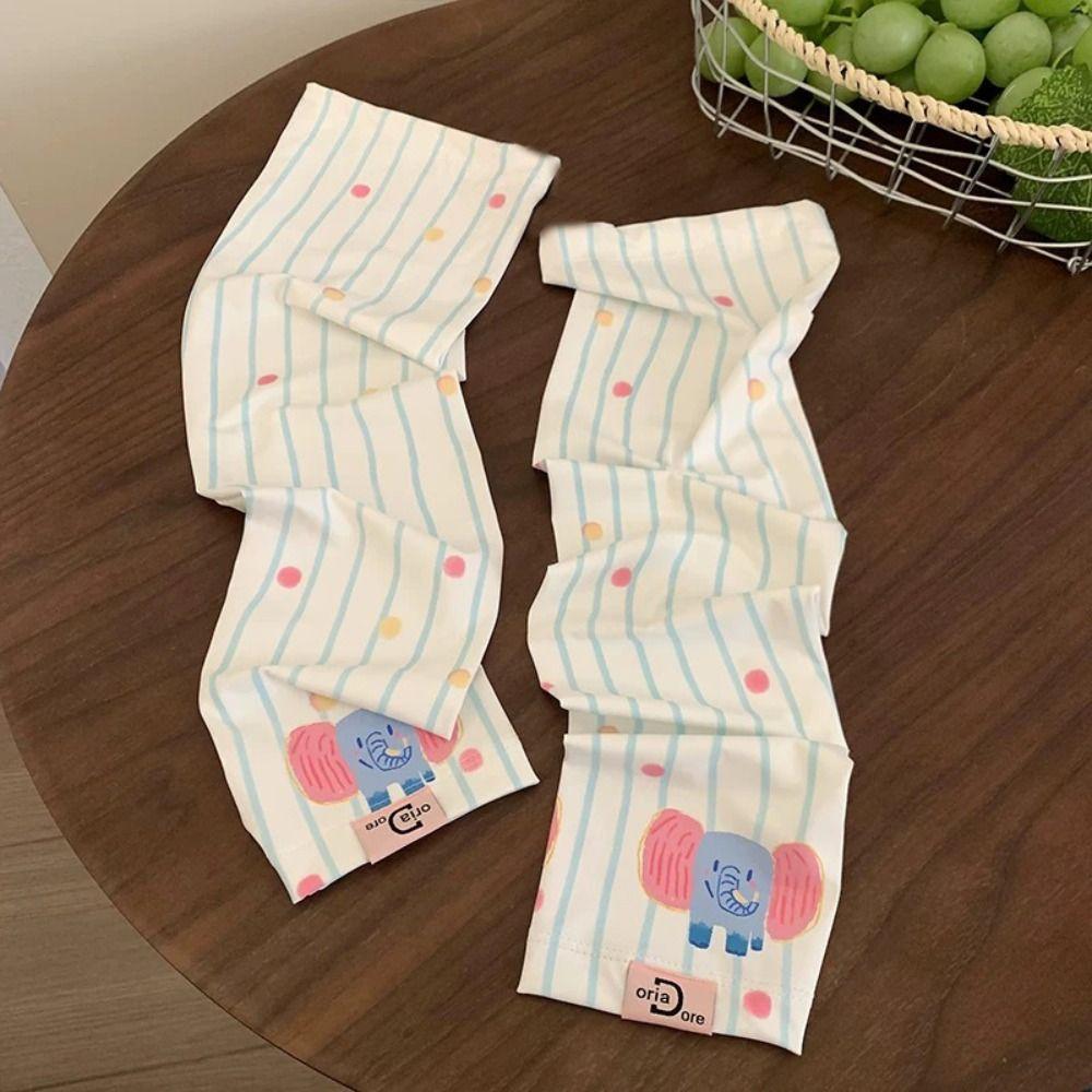 Cartoon Print Women's Sun Protection Sleeves Loose Ice Sleeves Cycling Arm Sleeve Summer Outdoor