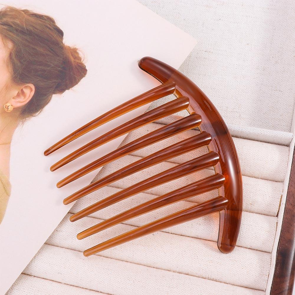 Bouffant Volume Ponytail Hair Comb 7 Teeth Girls Hair Fork Inserts Hair Clip  Women