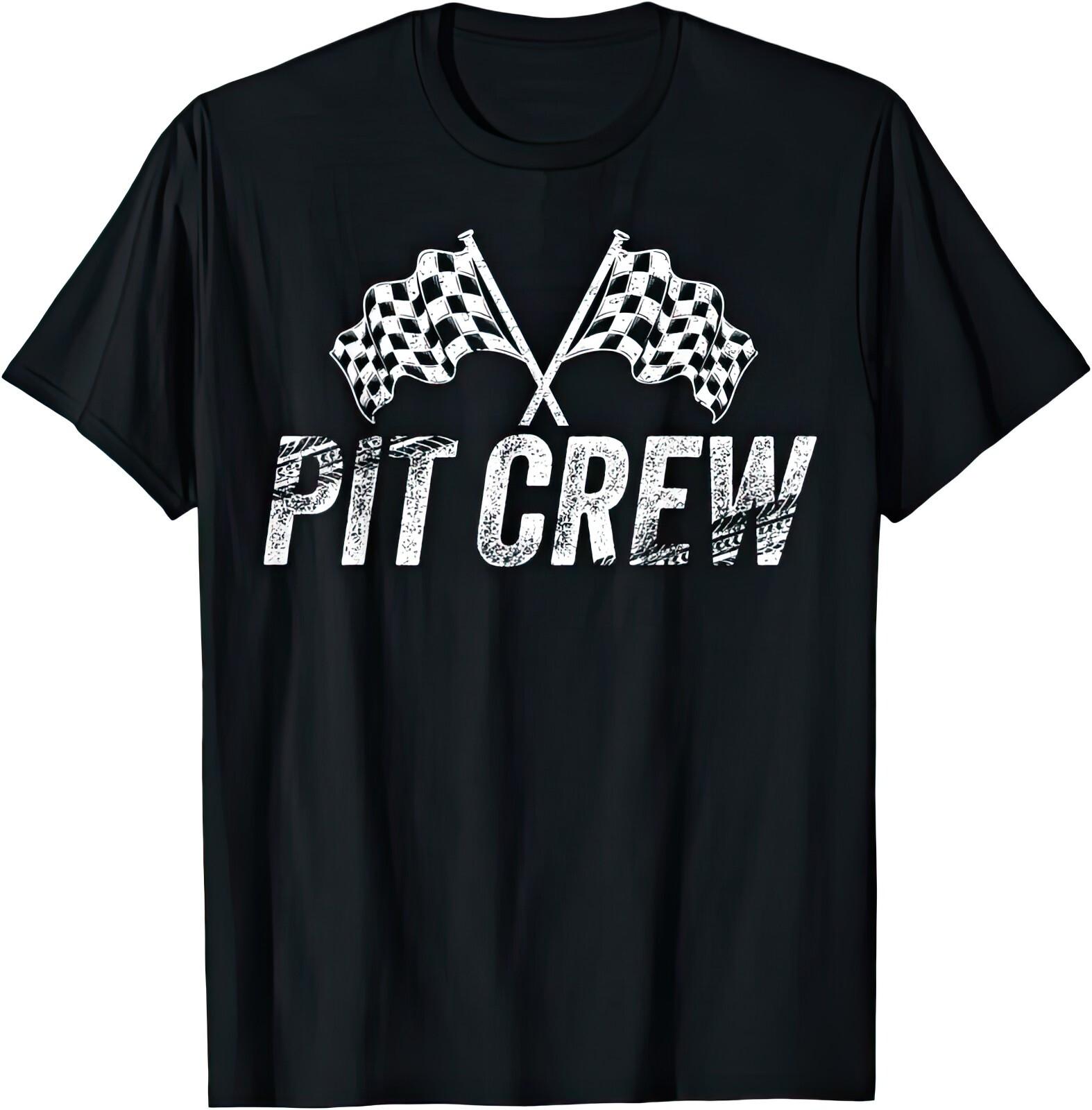 Футболка с принтом Pit Crew Racing для автогонок S