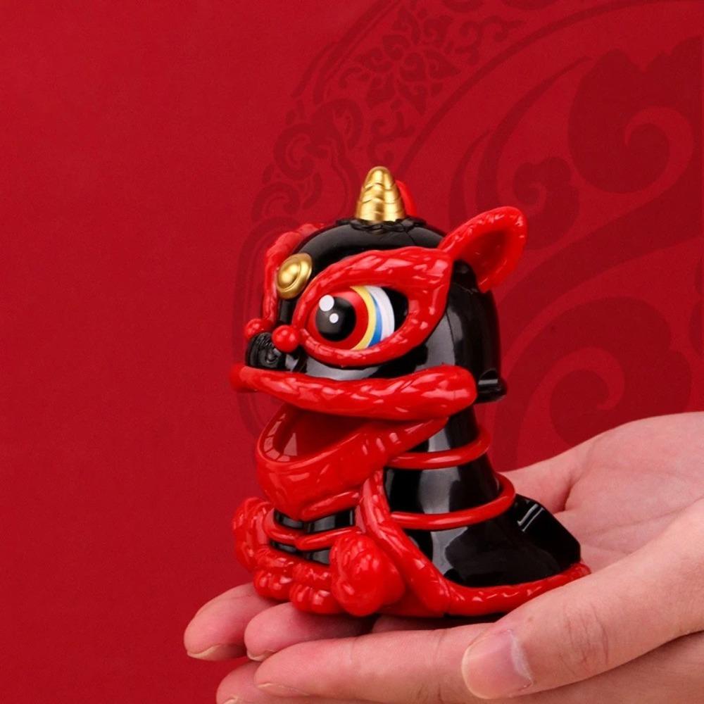 ABS Mascot Lion Car Sculpture  Fit Home Wealth Good Fortune Car Desktop Decor