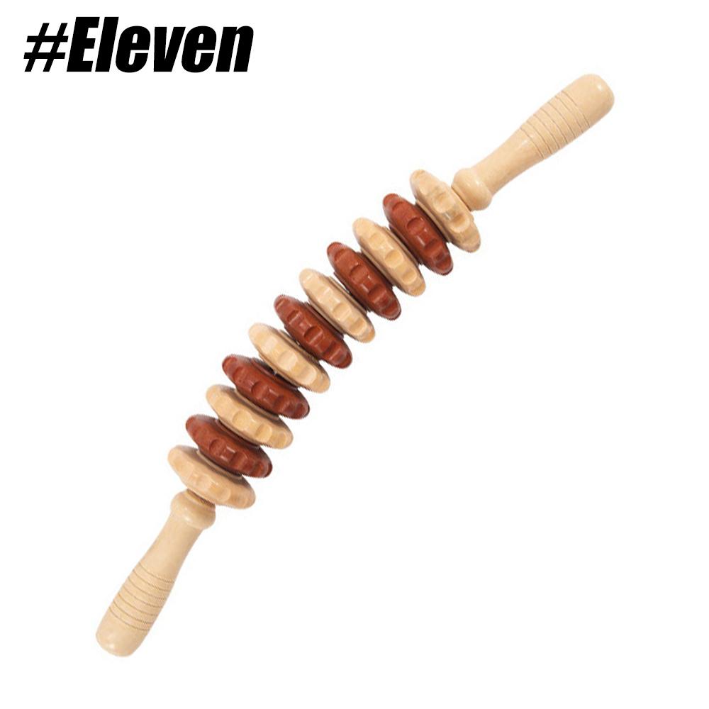 Durable And Safe 1Pc Wood Therapy Massage Toolsmassage Roller Stick Curved Lymphatic Drainage Massager Handheld For Anti Cellulitemuscle Stress