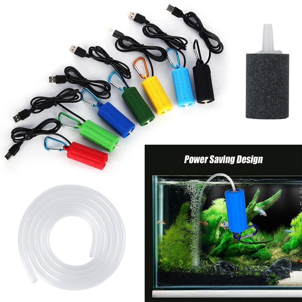 Super Quiet Mini Aerator Air Pump Fish Tank Aquatic Animals Supplies USB Aquarium Oxygen Pump