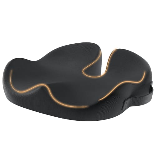 ProtoArc Chair Cushion, Thick Memory Foam, Comfortable, Ergonomic, Pressure Dispersion, Gentle on the Buttocks, Non-Slip, for Car, Home, and Office Ch